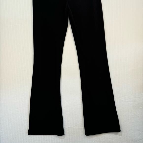 Lblisse Stretch Black Flare Pants Size Large Business Casual Dressy Classic - Picture 5 of 7